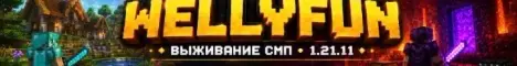 Баннер сервера wellyfun